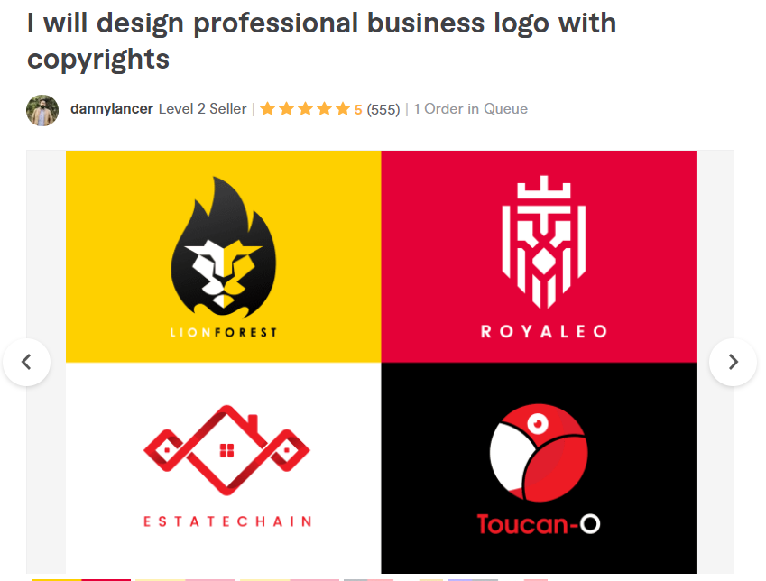 Günstiges Logo samt alles Rechten, inklusive Copyrights, fiverr logo designer empfehlung