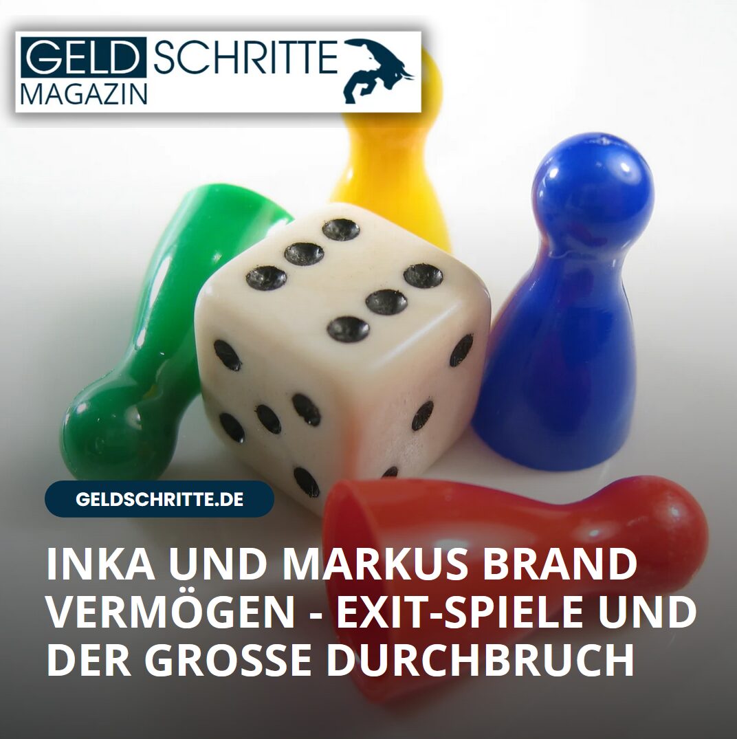 Inka und Markus Brand Vermögen - Exit-Spiele und der große Durchbruch Inka und Markus Brand Vermögen - Exit-Spiele und der große Durchbruch