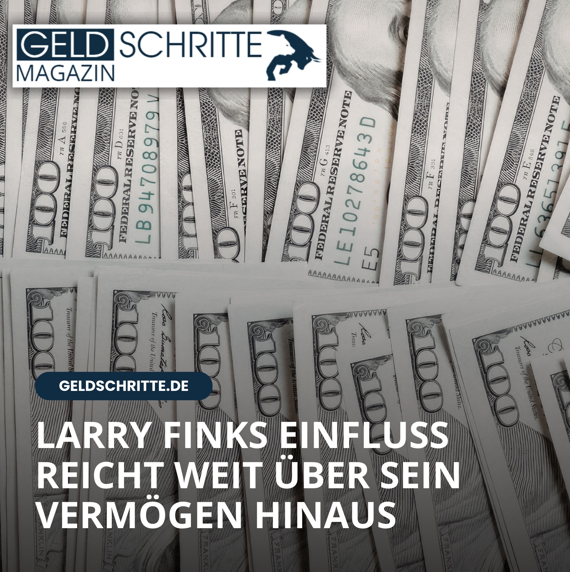 Larry Finks Einfluss reicht weit über sein Vermögen hinaus Larry Finks Einfluss reicht weit über sein Vermögen hinaus